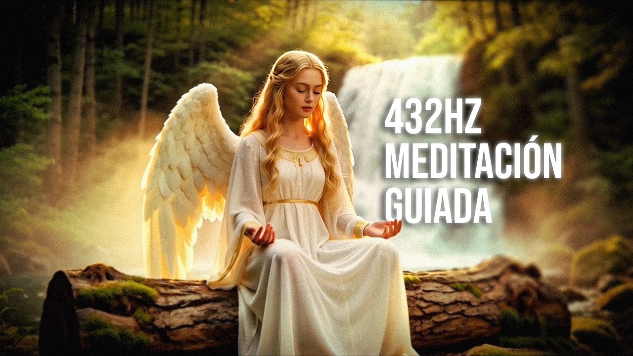 432hz Binaural Meditación Angelical Guiada - 🧘‍♀️ Música relajante 🧘‍♀️