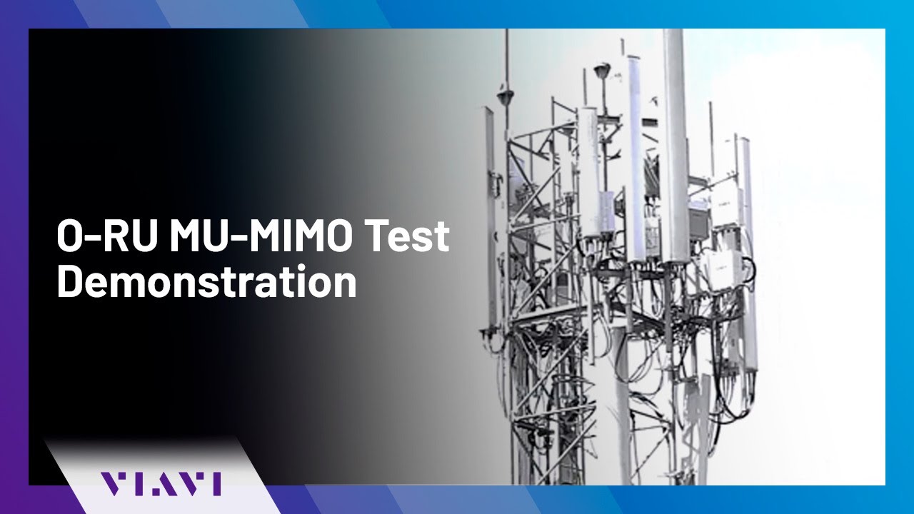 O-RU MU-MIMO Test Demonstration
