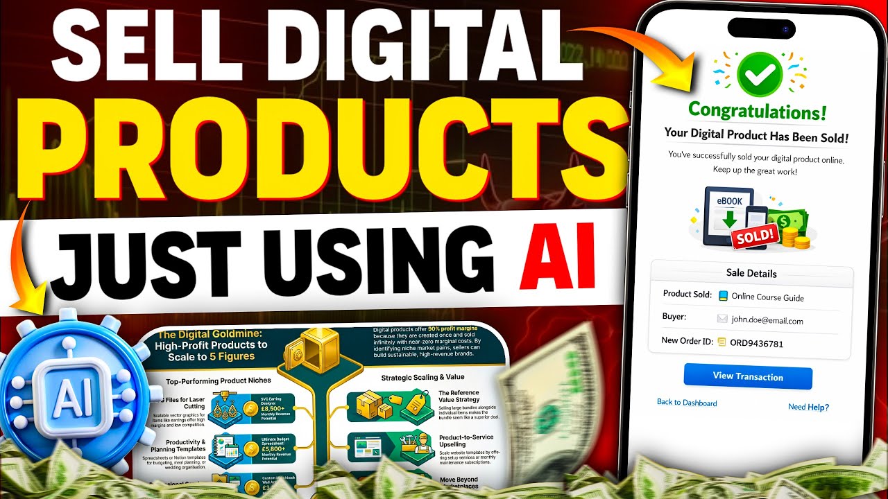 Sell Digital Products Using AI (No Coding Required)