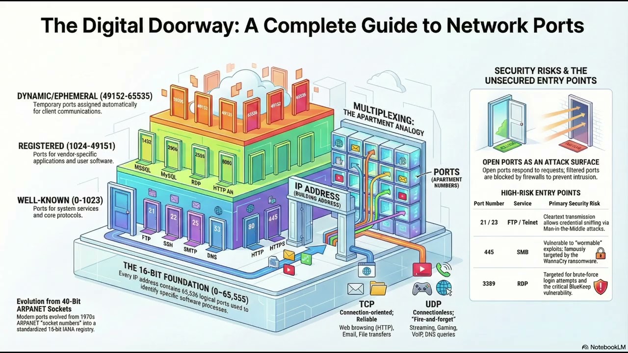 What are Ports in Computer Networking? | TCP/UDP, Multiplexing & Sockets Explained