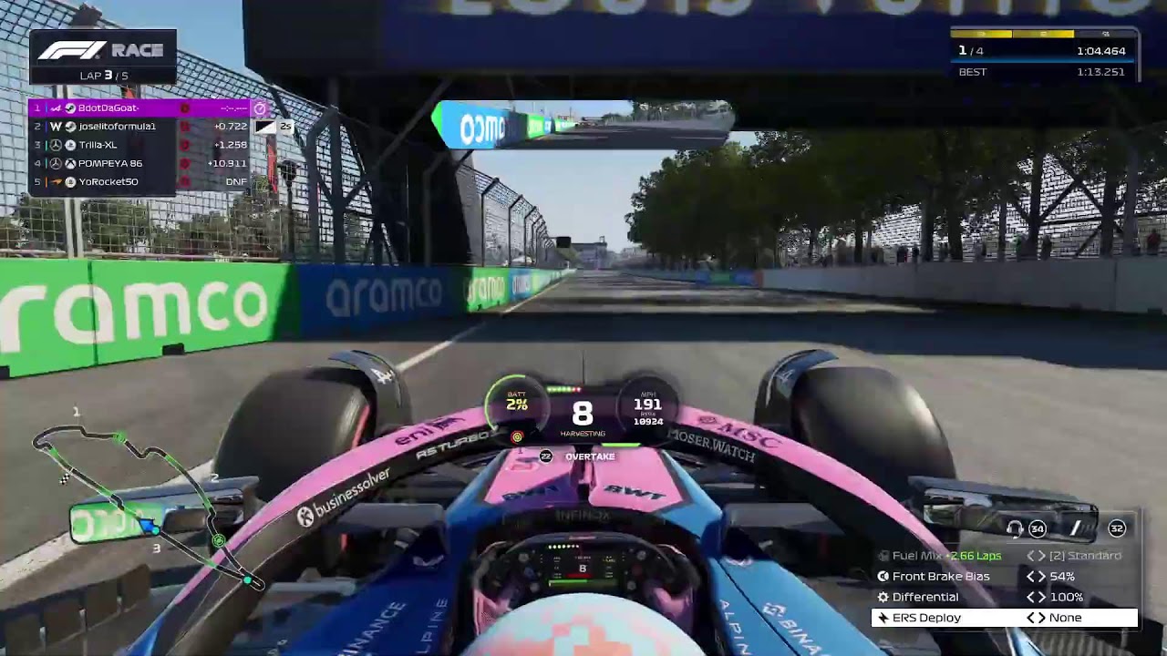 F1 Open Lobbies and Time Trials