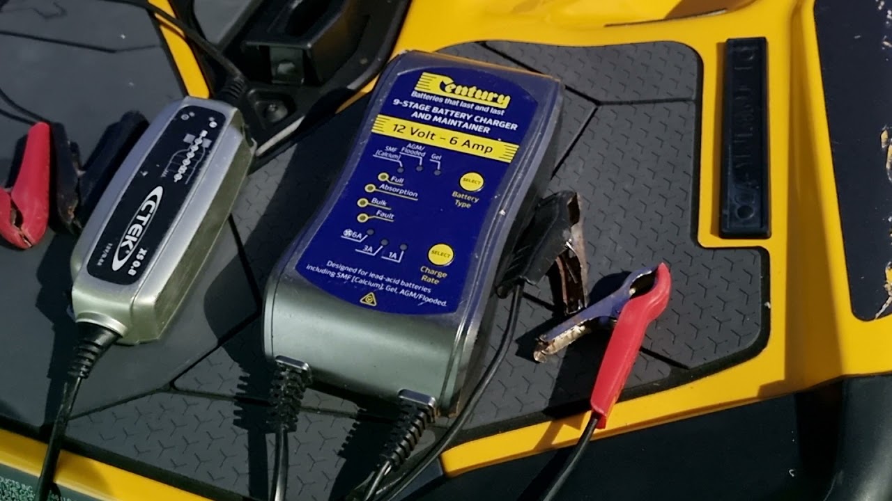 jet ski battery maintence