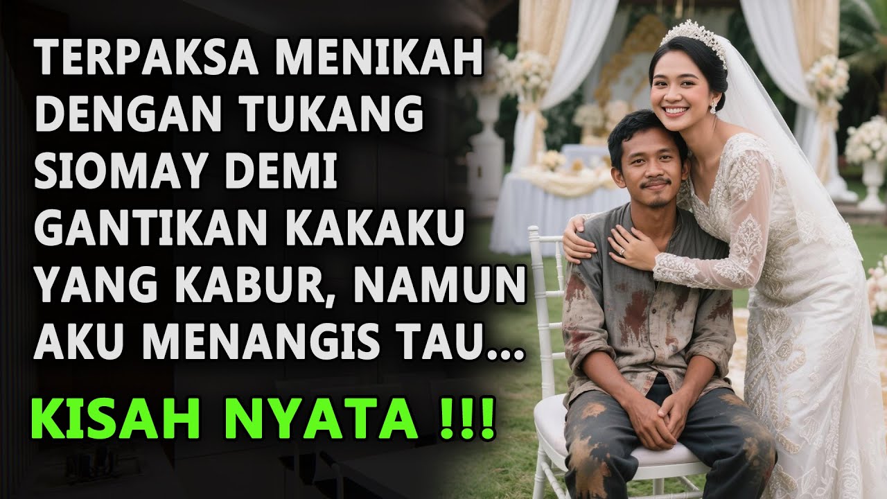 TERPAKSA MENIKAH DENGAN TUKANG SIOMAY DEMI GANTIKAN KAKAKU YANG KABUR , NAMUN AKU TERKEJUT TAU INI