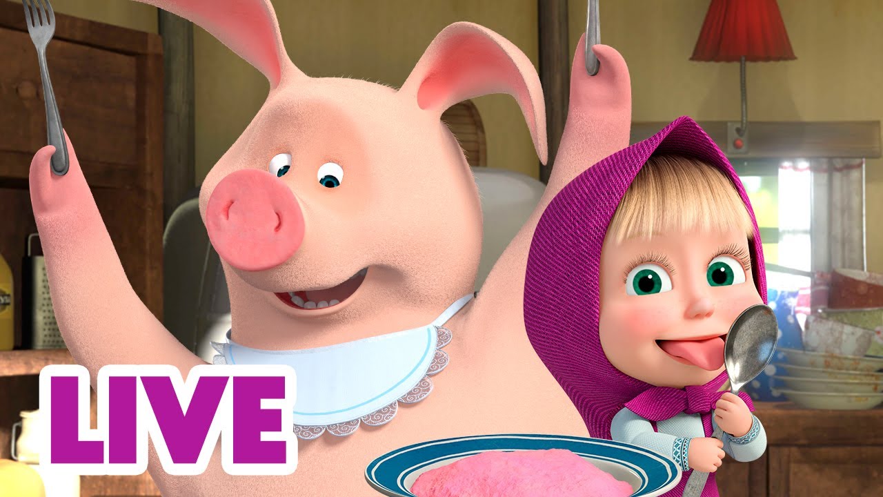 🔴 AO VIVO 👱♀️🐻 Masha e o Urso 7️⃣🗓️ 7 maneiras de começar a semana 🙌 Masha and the Bear