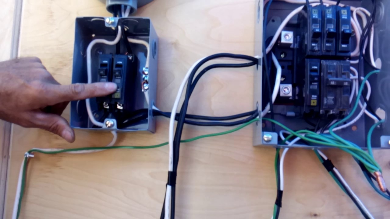 Cómo alimentar un centro de carga de otro existente...