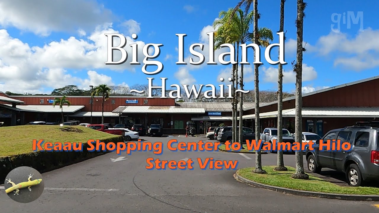 Keaau Shopping Center to Walmart Hilo - Hawaii, Big Island (Town/Homes)