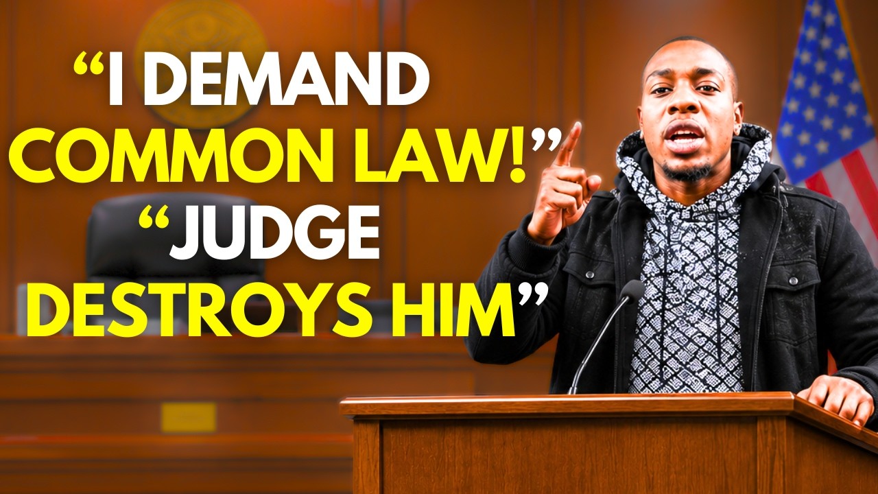 Sovereign Citizen Demands 'COMMON LAW' Trial &mdash; Judge DESTROYS the Fantasy