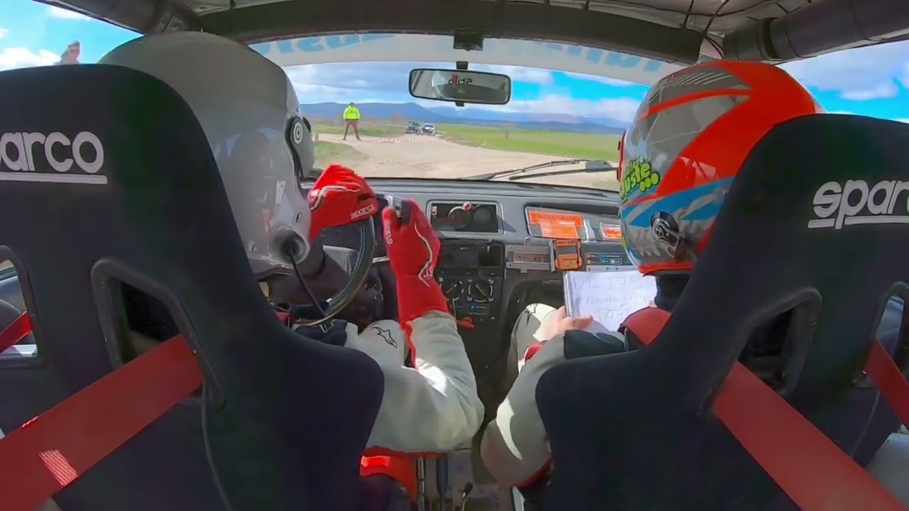 Tramo de Tierra Almajano 29-3-25, Soria   Agustín Álvaro - Francisco Garmendia. Citroen BX GTI 16V