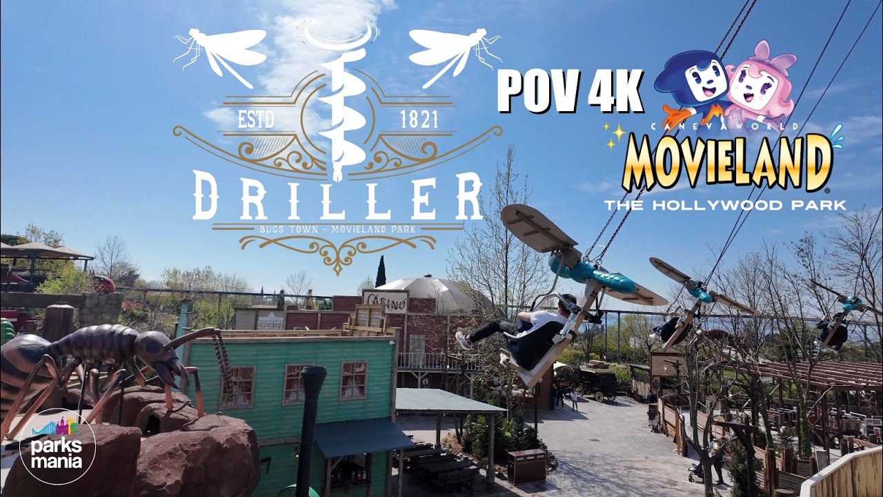 DRILLER (POV 4K) @ MOVIELAND PARK