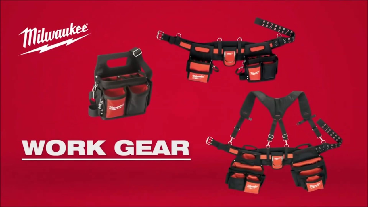 Milwaukee Electricians Pouch & Contractors Rig from Power Tools UK