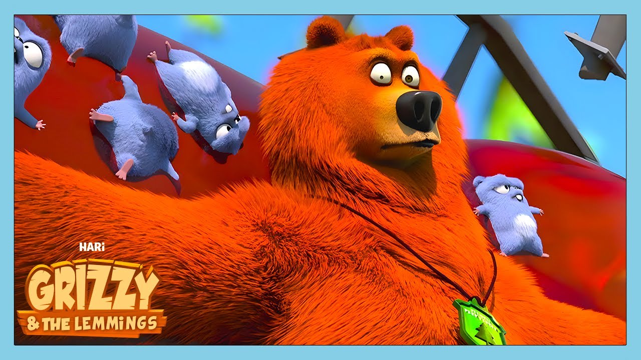 Grizzy & The Lemmings | Popcorn Party! | WildBrain Kids
