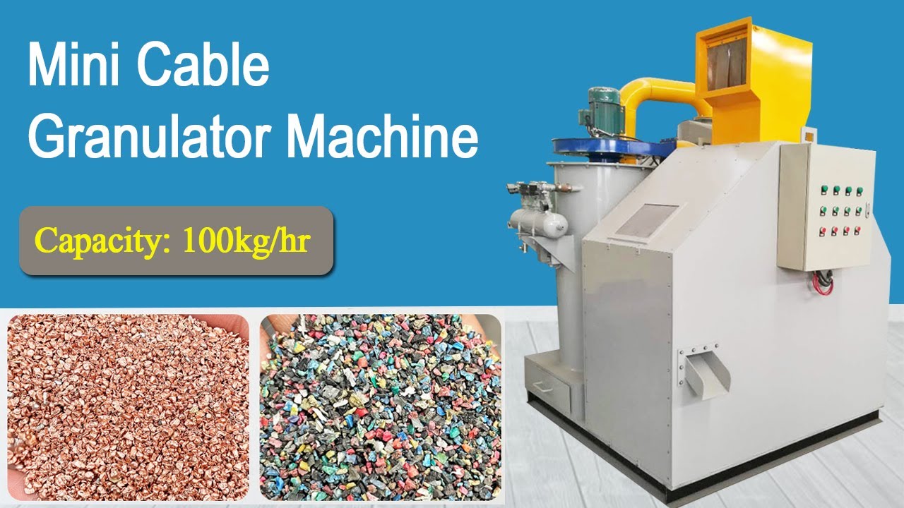 Mini Cable Granulator Machine (100kg/hr) | Insulated Wire Recycling Machine