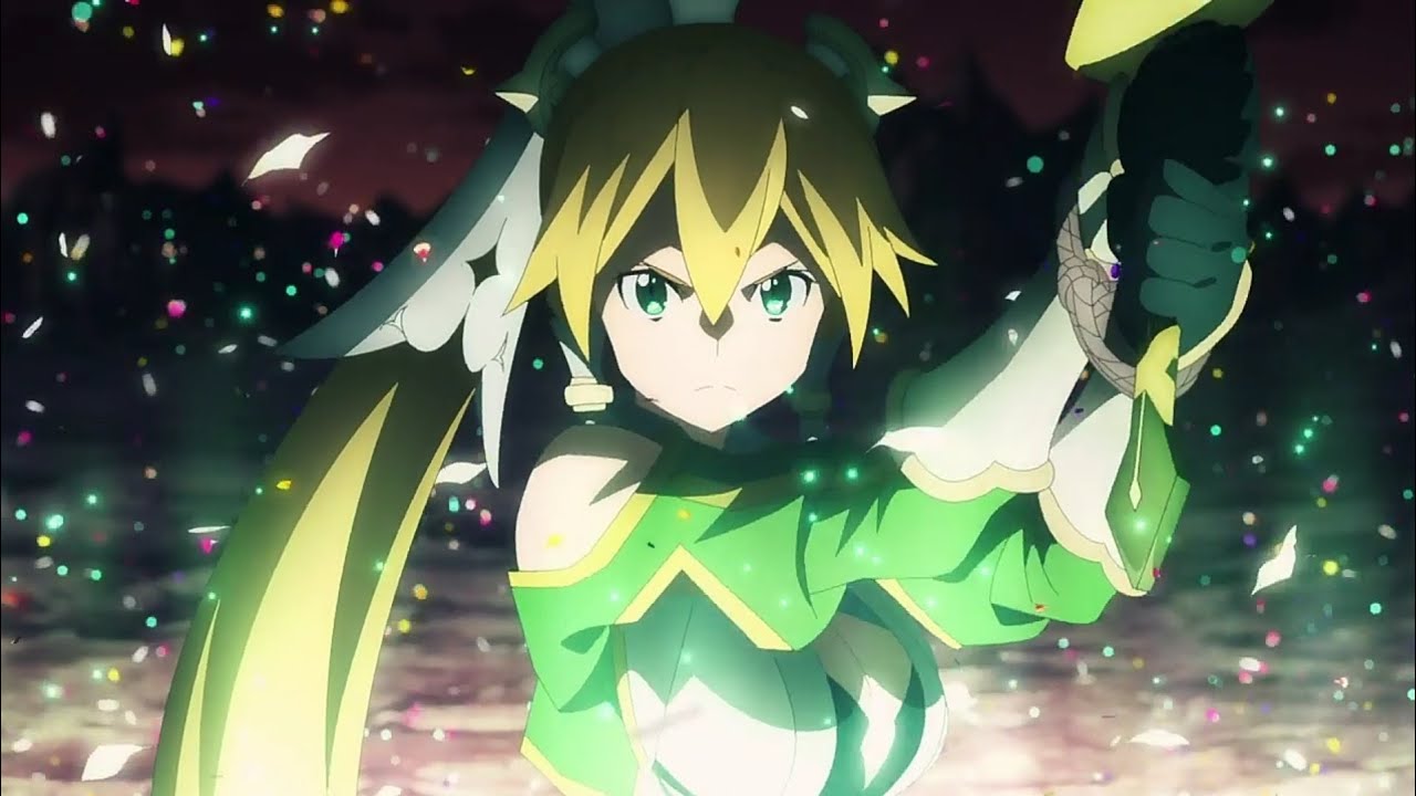 Leafa es Atacada por D.I.L pero Leafa lo derrota (SAO Alicization War of Underworld) Español Latino
