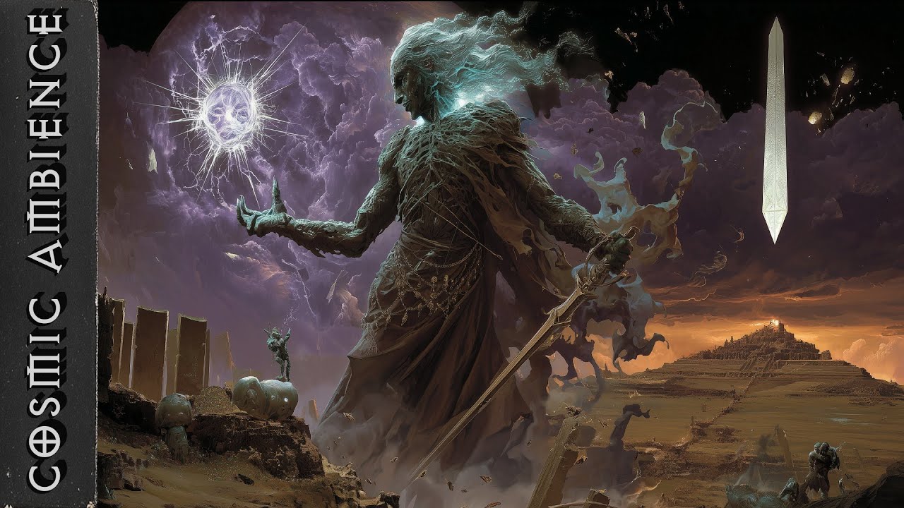 Hymns of the cosmic figure forged in light (dark ambient)  | Cosmic Fantasy Ambient Music