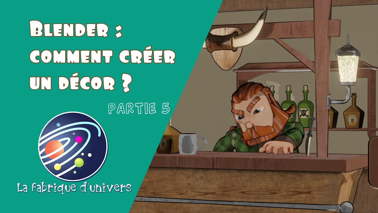 tuto Blender 3D FR n°6 : Modeling Taverne Part 5/5 