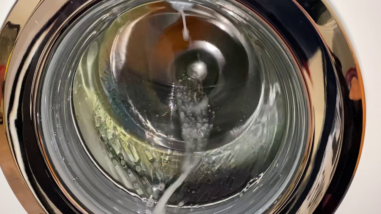 Miele sudsy waterlock on final spin with cutout