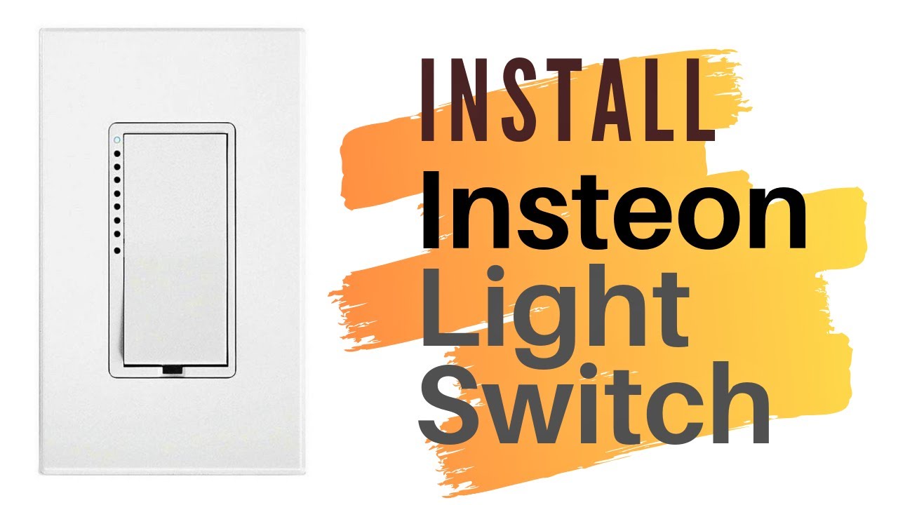 Как установить выключатель света Insteon Home Automation