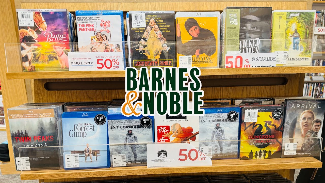 Barnes and Noble Movies Sale DVD 4K Blu-ray Videos 