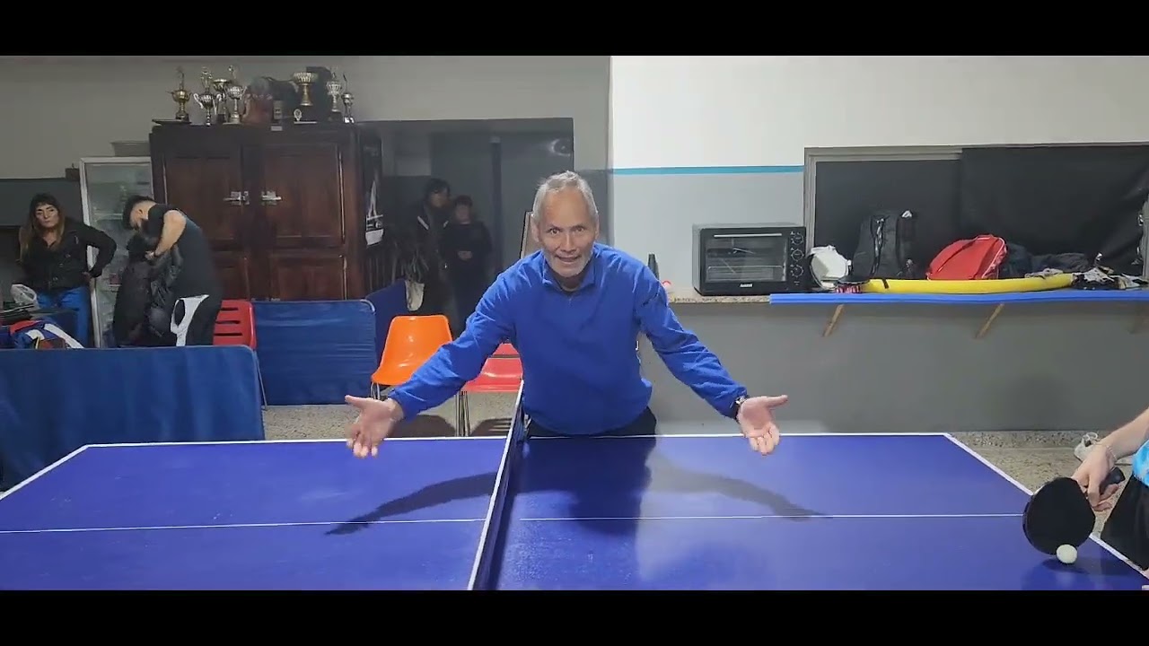 tenis de mesa, corte o empuje