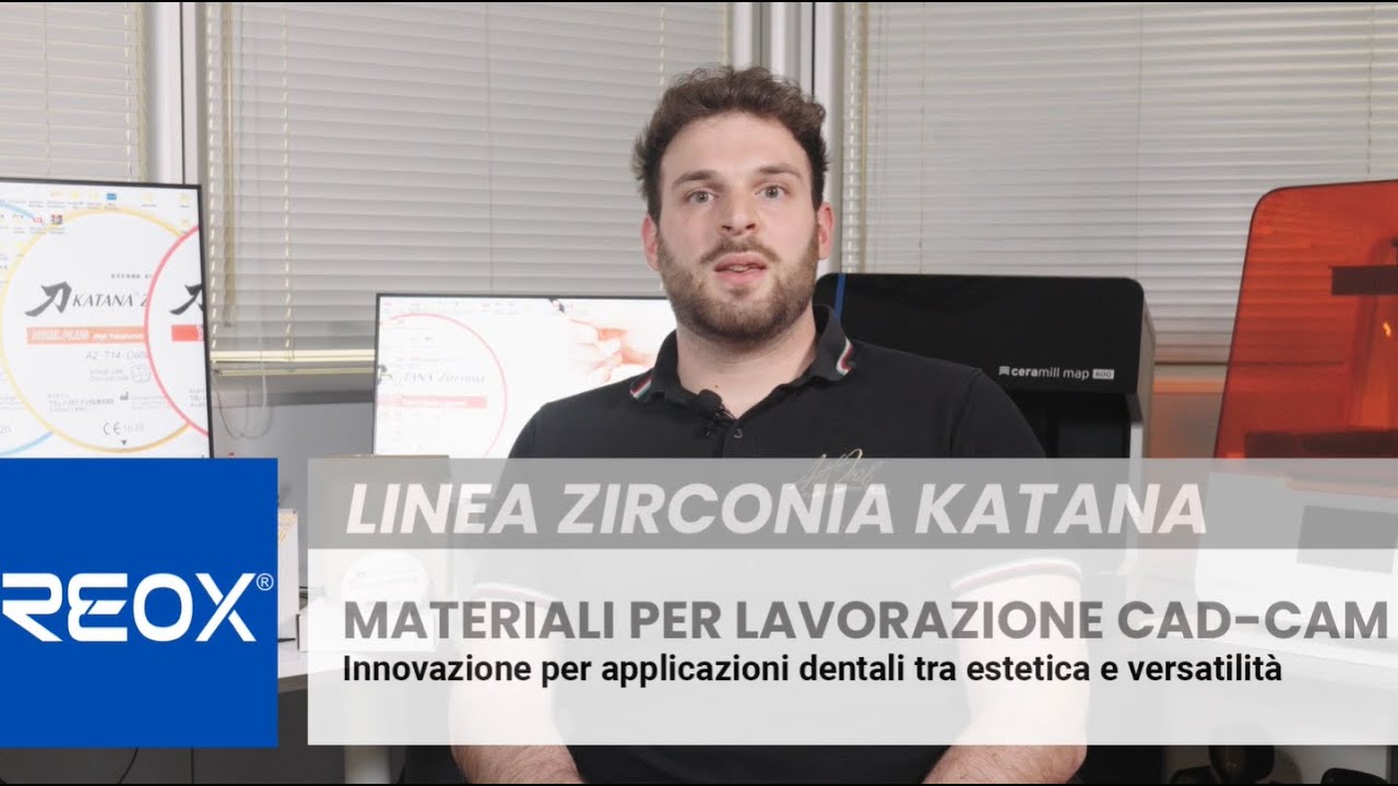 REOX | Linea zirconia Katana: materiali per la lavorazione CAD-CAM