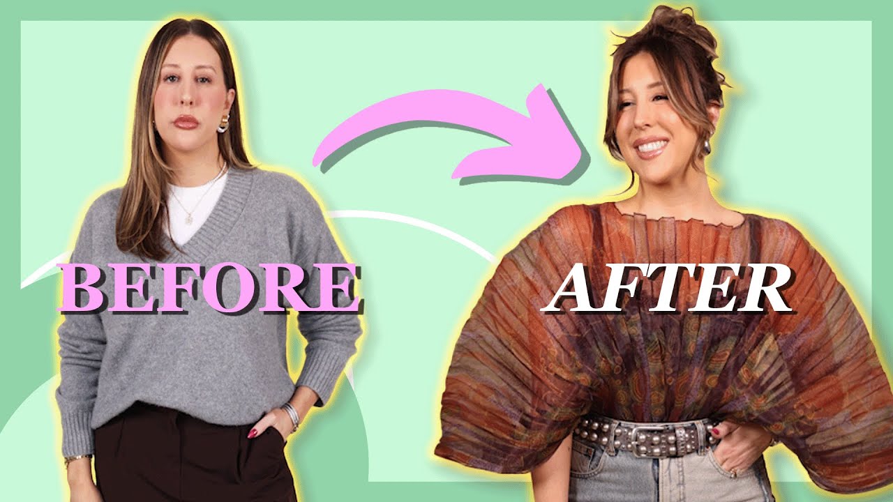I GAVE MYSELF A FASHION STYLE MAKEOVER - INSANE BEFORE & AFTER TRANSFORMATION!