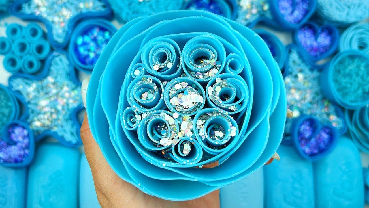 Ultimate ASMR Soap Extravaganza: Crushing, Cutting, and Crafting with Foam, Glitter, and Starch!