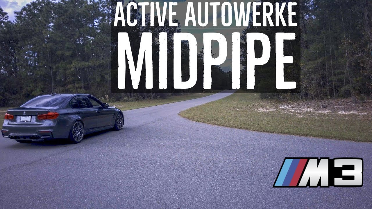 2017 BMW F80 M3 ZCP Active AutoWerke Midpipe Video 2 of 2