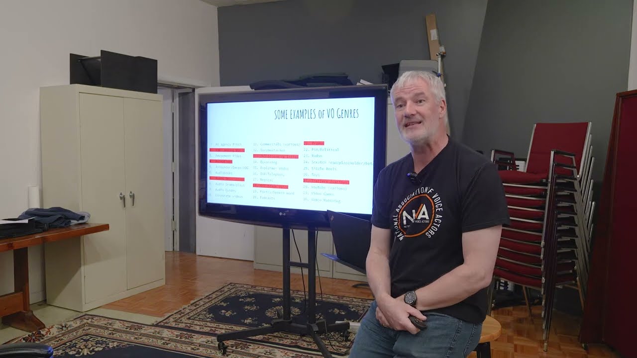 Filmmaking Basics -  Voice Acting Class with Ian Russell
