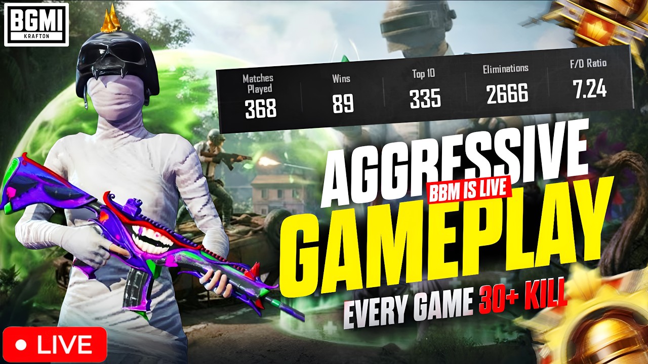 🔴 BGMI 4.2 Update | BBM IS LIVE | iPhone 15 Plus Pro Gameplay 😱  #shortsfeed #live #bgmi #bgmilive