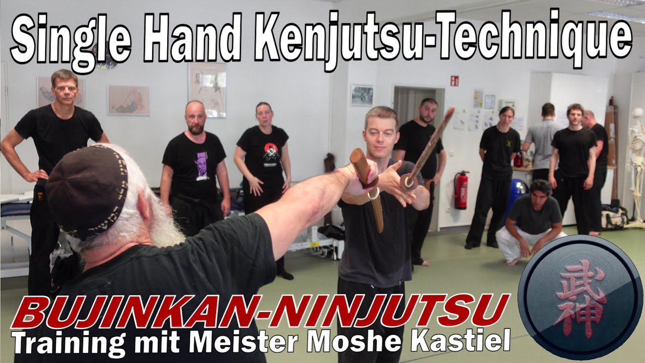 Single Hand Katana Technik - Bujinkan-Ninjutsu Kenjutsu mit Moshe Kastiel