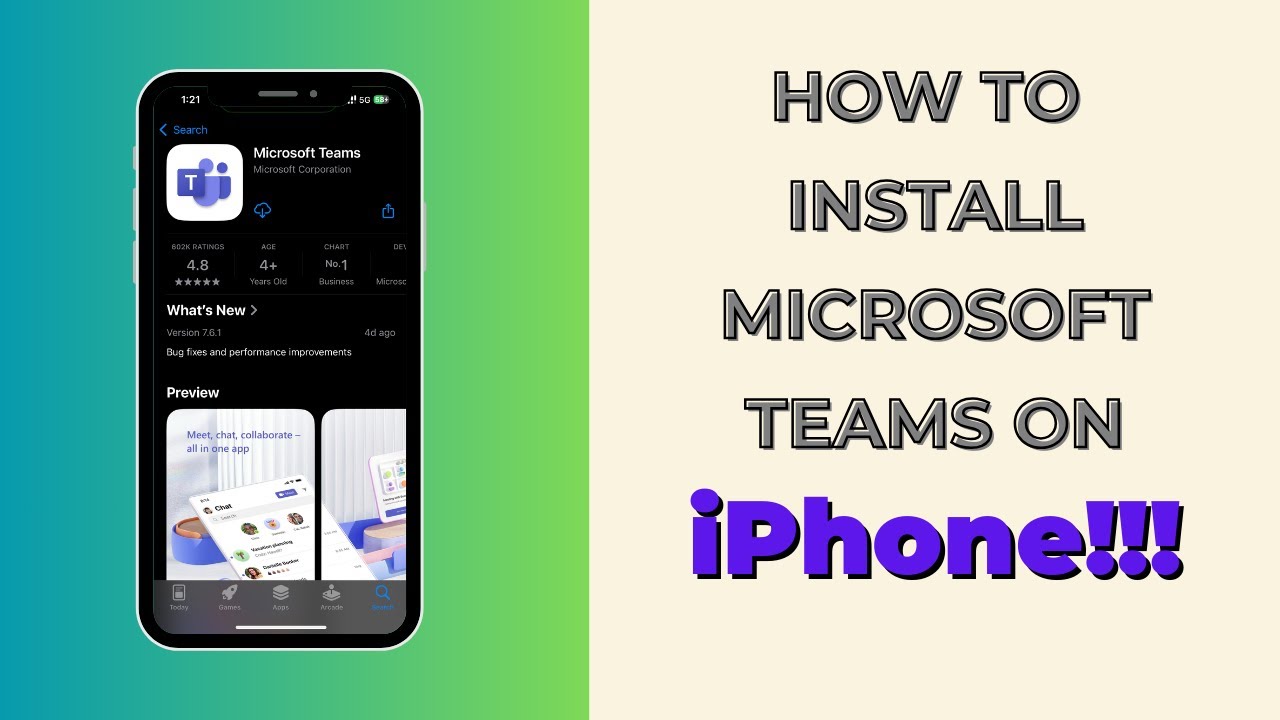 How to Install Microsoft Teams App on iPhone