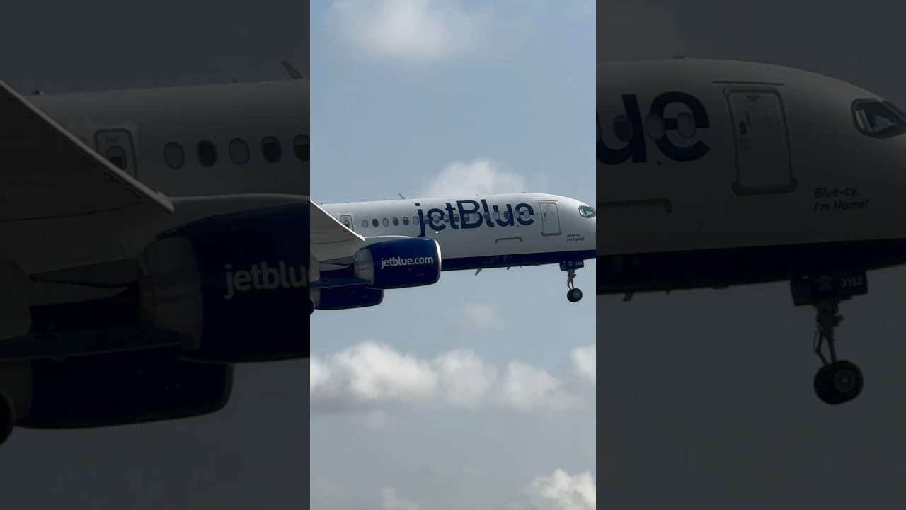 JetBlue smoking the runway at MIA ✈️