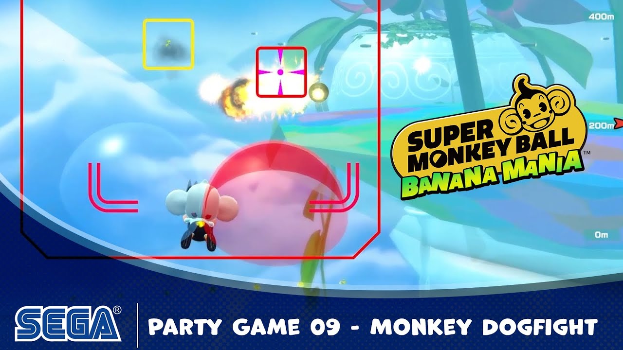 Super Monkey Ball Banana Mania Party Game: Monkey Dogfight