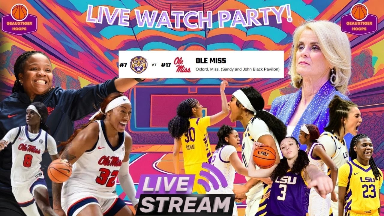 No. 7 LSU 🐅 vs No. 17 Ole Miss 🔥 | TOP-25 SEC BATTLE | LIVE Reaction Watch Party