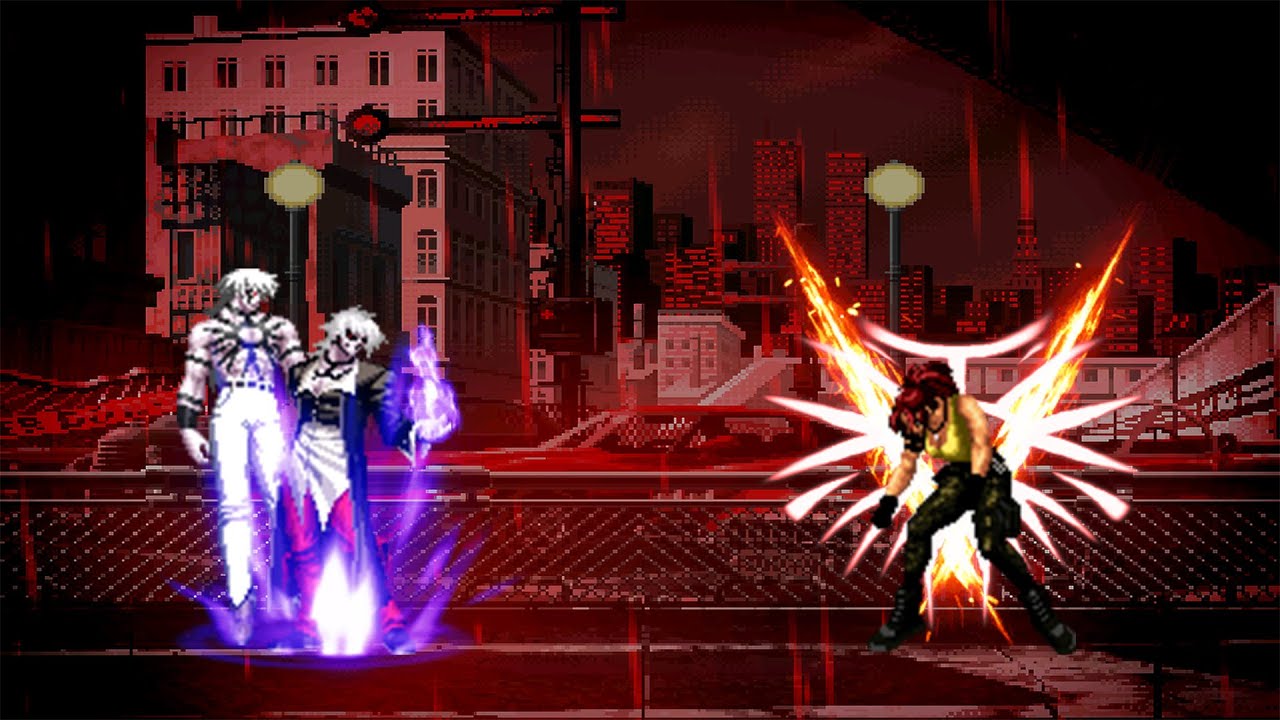 [KOF MUGEN] Orochi iori AD VS Orochi Leona XIV