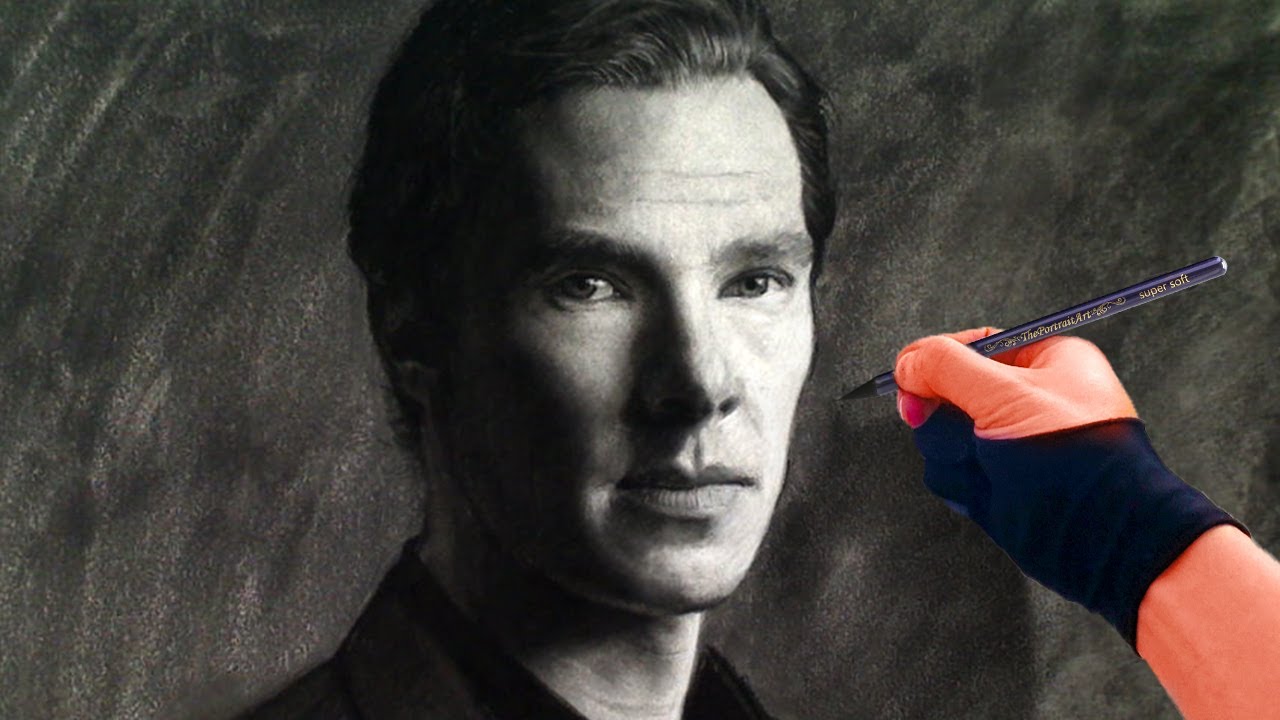 Dr Strange / Benedict Cumberbatch Drawing - FREE Art Tutorials (link in desc)