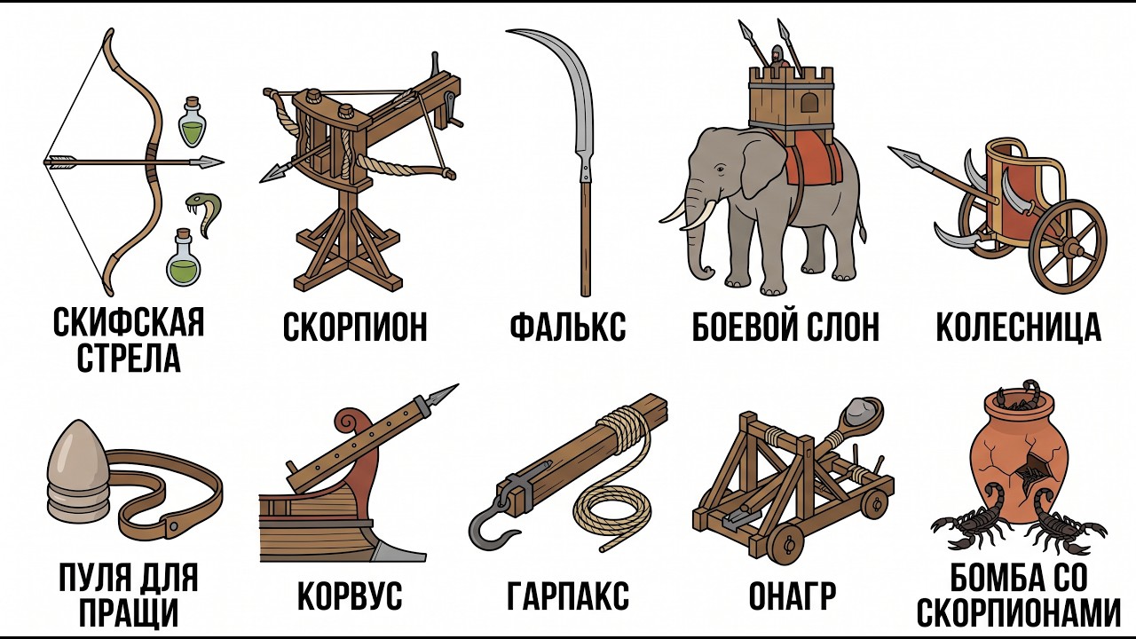 10 самых странных орудий Античности