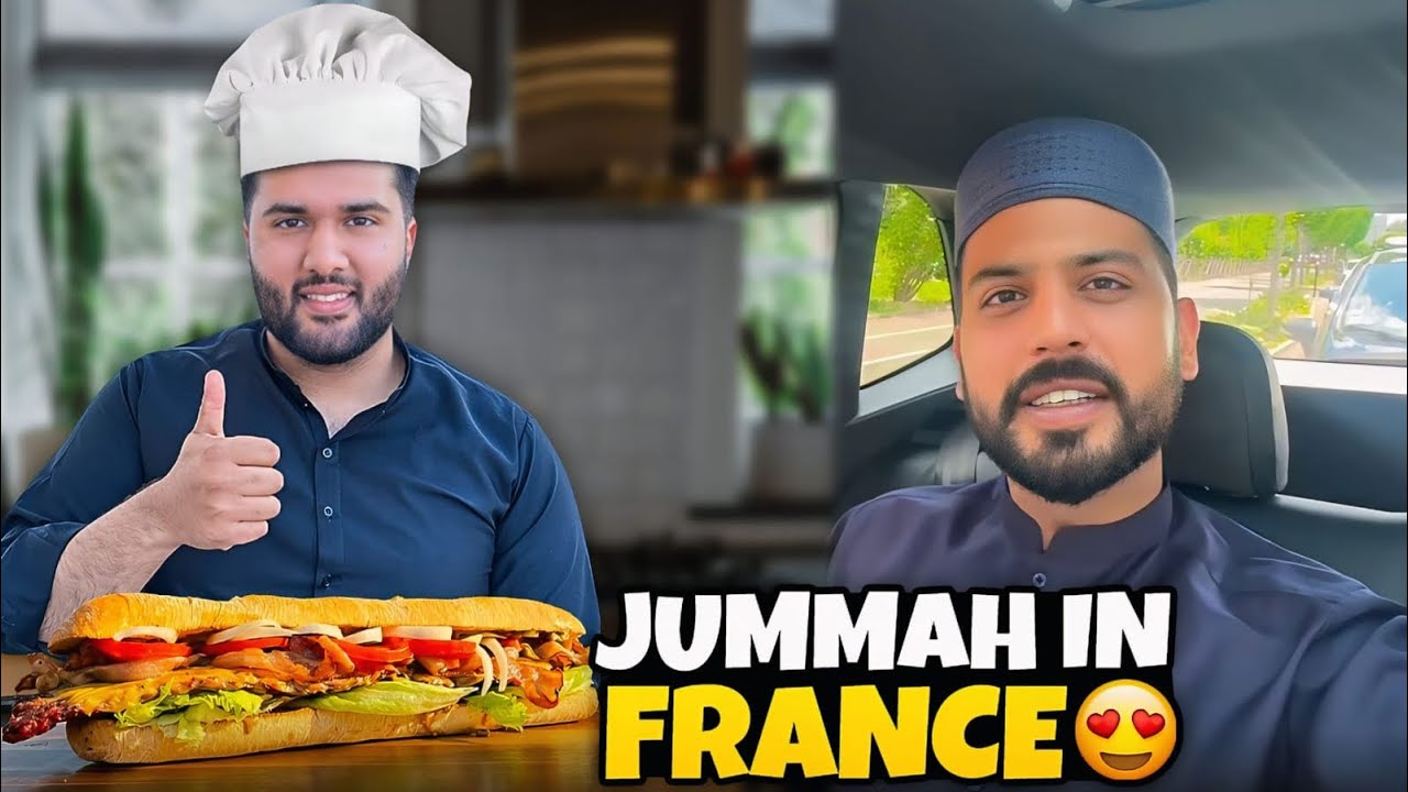 Friday prayers Vlog in France 🇫🇷 | Ali ny burgers banaye 😋 | Bilal Marth