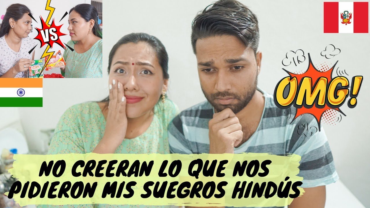 MIS SUEGROS HINDÚS HABLARON SERIAMENTE CON NOSOTROS 😬 ~ sopa instantánea de Perú o India?