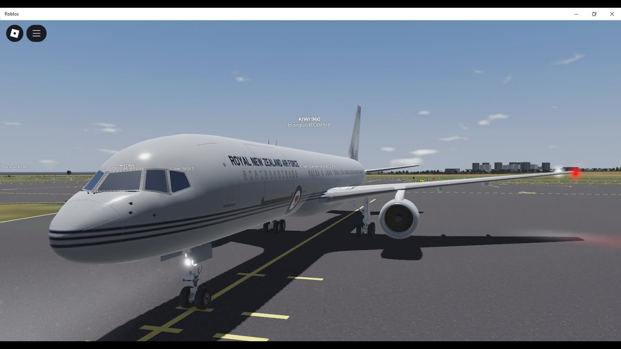 New Zealand Air Force Flight.