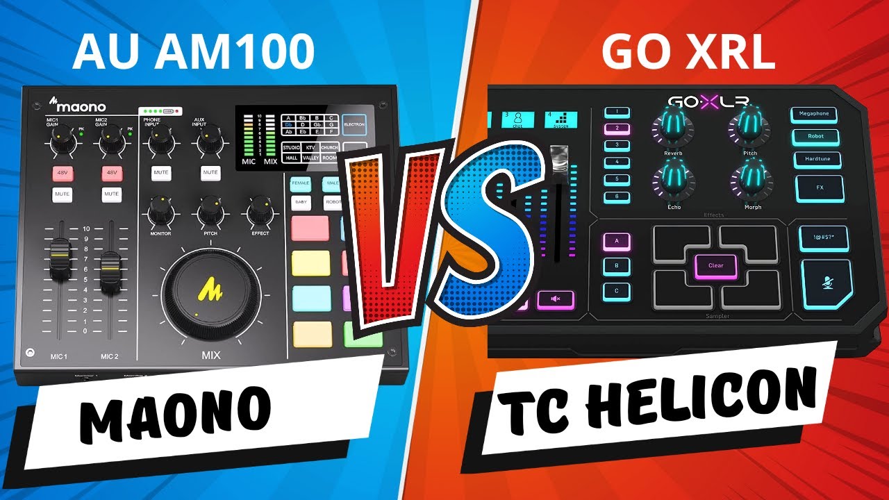 Presentación de la batalla de audio: Maono Au AM100 VS Go XRL TC Helicon