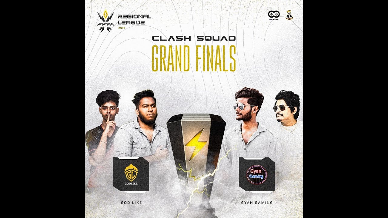 FFM Regional League 2025 | Grand Finale - GODLike vs Gyan Gaming | Sponsored by ESports Pro | ₹5,000