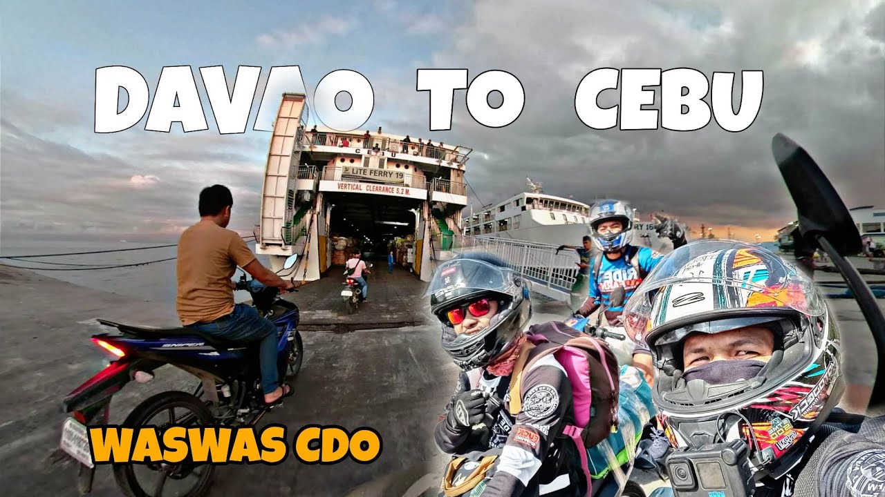 CEBU RIDES PART 1 | DAVAO TO CAGAYAN DE ORO | RORO CEBU