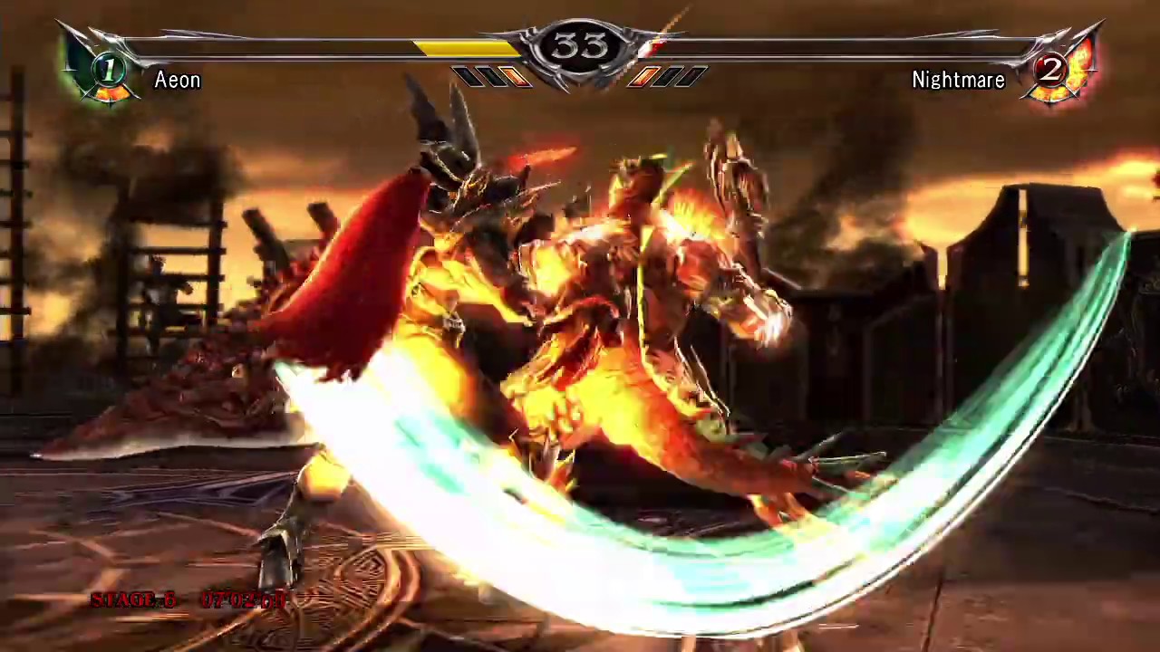 Soulcalibur V playthrough - Arcade mode as Aeon