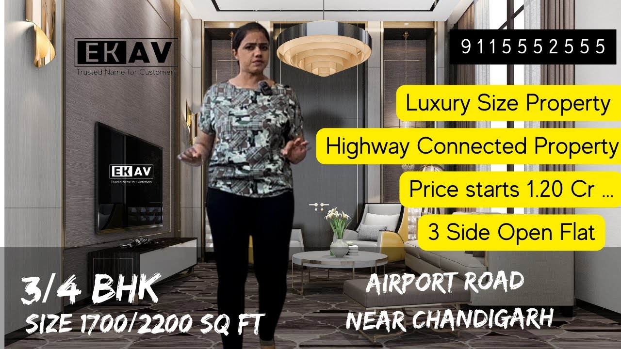 3 side  Open Proeprty with Class Amenities Near Chandigarh #chandigarh #mohaliproeprty #zirakpur