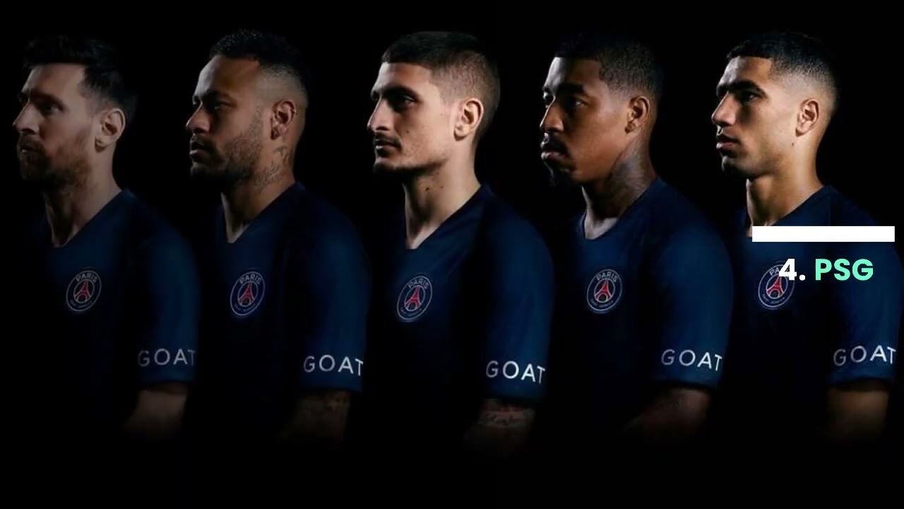 Top 5 best teams in football
