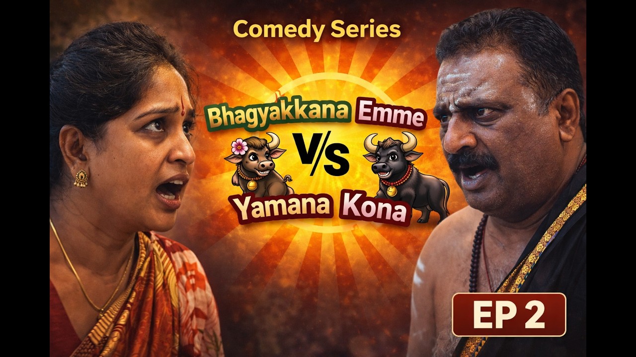 ಬಾಗ್ಯಕ್ಕನ ಎಮ್ಮೆ vs ಯಮನ ಕೋಣ Ep 2 | Bhagyakkana Emme vs Yamana Kona | Kannada Comedy Series