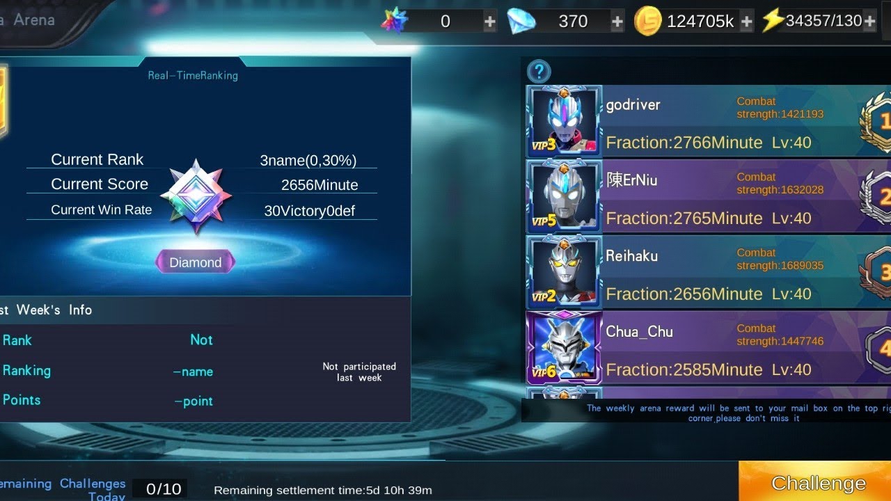 Push Kualifikasi di rank Diamond