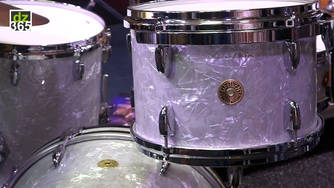 Gretsch 60's Marine Pearl drum demo - USA Custom