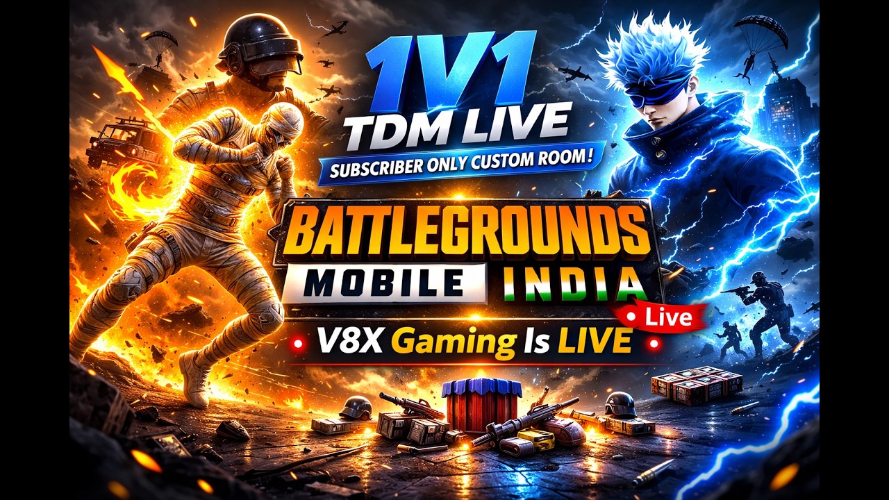 1v1 TDM CUSTOM ONLY SUBSCRIBE❤️|CLOSE TO 500 ROAD TO 1k SUBSCRIBER #viral#live #trending #bgmilive